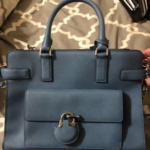 Blue Michael kors purse